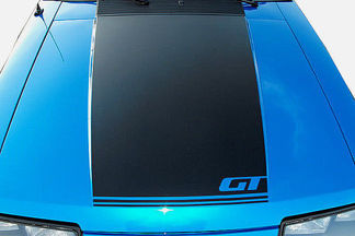 1979-1993 Ford Mustang GT Haubenstreifen Aufkleber Fuchs Körper jede Farbe 80 81 91 92