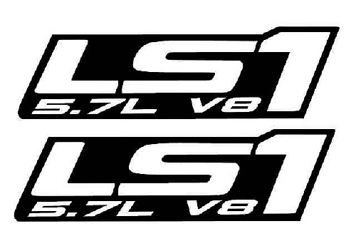 LS1 Vinyl-Aufkleber-Set für Chevy Camaro Corvette Trans Am