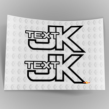 Individuell bedruckter Offroad-Trails Rock Crawling 4x4 Vinyl-Aufkleber für Jeep Wrangler JK 3