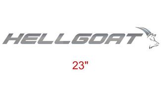 Hellgoat – Banner – Pontiac GTO Vinyl-Aufkleber – GM LS Goat 6.0 5.7 Silber