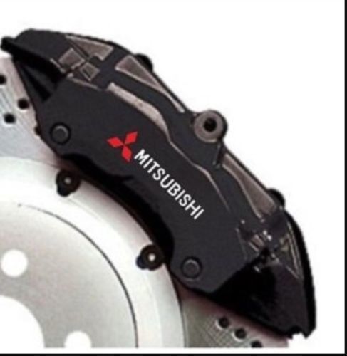 Mitsubishi Bremszangen Vinylaufkleber 4-teiliges Set