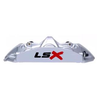 LSX Bremssattel Hochtemperatur-Vinyl-Aufkleber (jede Farbe)