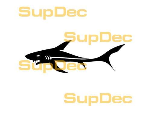 Hai Vinyl Kunst Wand Fenster Badezimmer Aufkleber Abziehbar #7
