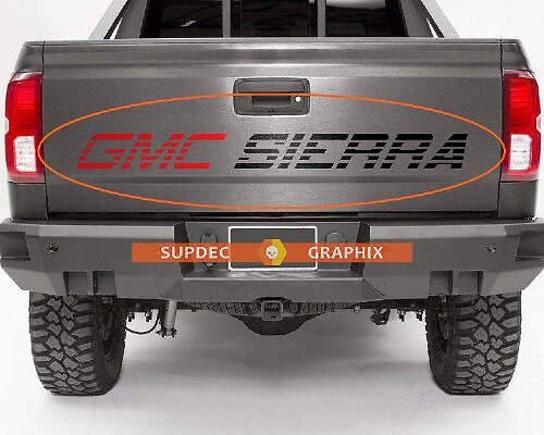 Gmc Sierra Strobe Stil Heckklappen Vinyl Aufkleber für GMC Sierra