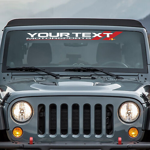 Mopar Motorsport Windschutzscheiben-Vinyl-Aufkleber