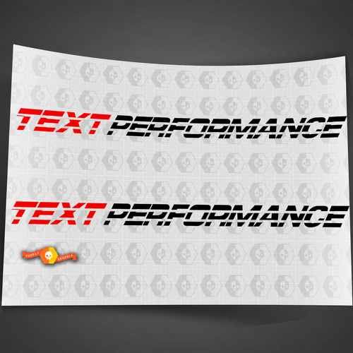 Individuell gestalteter Performance Motorhaubenaufkleber Passend für Dodge Ram 5.7L V8