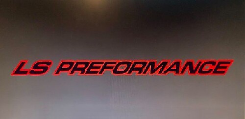 LS Performance Outline Motorhauben Vinyl-Aufkleberset für Chevy GMC Silverado Sierra