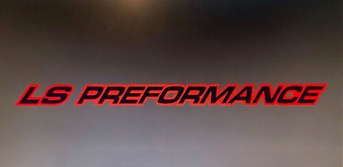 LS PERFORMANCE OUTLINE SERIES Motorhaubenaufkleber für Chevy, GMC, Silverado, Sierra
