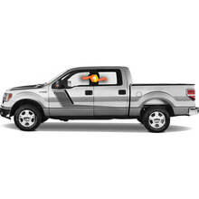 Ford F-150 Platinum Seitenstreifen Grafikaufkleber Aufkleber Duo Color Vinyl
 2