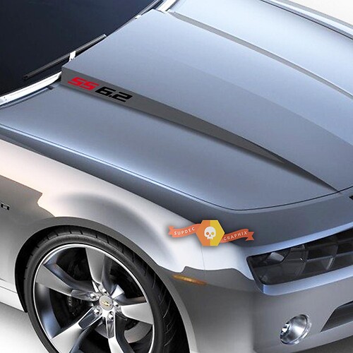 2010–2015 Camaro SS6.2 Motorhaubenverkleidungs-Aufkleber – Paar (passend für: Camaro)
