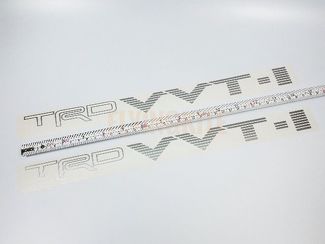 TRD VVTI Toyota Corolla Yaris Scion GT86 JDM Vinyl Aufkleber Aufkleber Set Silber