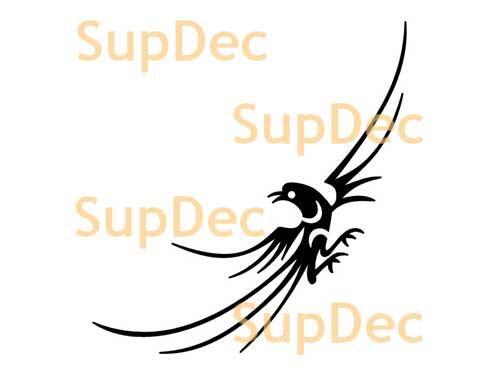 Vogel-Vinylkunst-Wand-Fenster-Badezimmer-Aufkleber-Abziehbild abnehmbar #2
