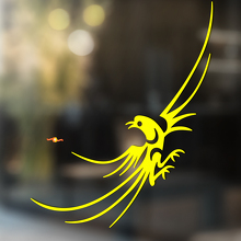 Fliegender Vogel Tribal-Stil Universeller Vinyl-Aufkleber_4