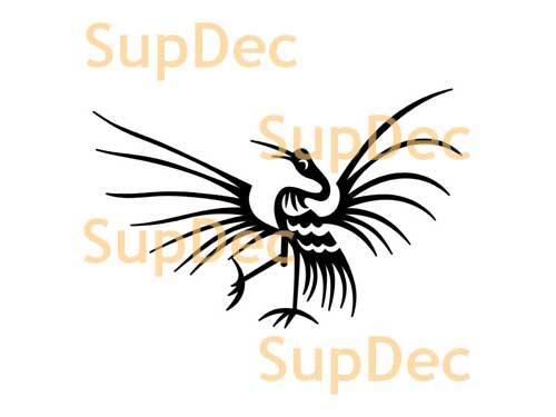 Vogel-Vinylkunst-Wand-Fenster-Badezimmer-Aufkleber-Abziehbild abnehmbar #3
