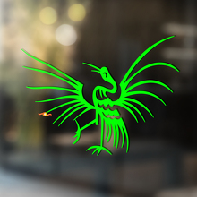 Crane Tribal Style Universeller Vinylaufkleber_2