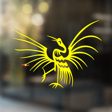 Crane Tribal Style Universeller Vinylaufkleber_4