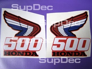 2 x Honda 500 Aufkleber