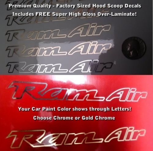 Ram Air Hauben-Schulterausschnitt Vinyl-Aufkleber für Pontiac Trans Am
