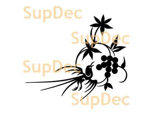 Vogel-Vinylkunst-Wand-Fenster-Badezimmer-Aufkleber-Abziehbild abnehmbar #5
