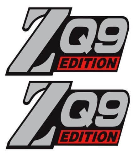 ZQ9 Edition Vinyl-Aufkleberset für Chevy S10 GMC Sonoma