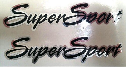 Super Sport Chrome Style Seiten-Vinylaufkleber für Chevrolet Camaro