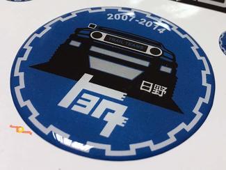 TEQ Toyota FJ Cruiser Domed Badge Emblem Kunstharz-Aufkleber