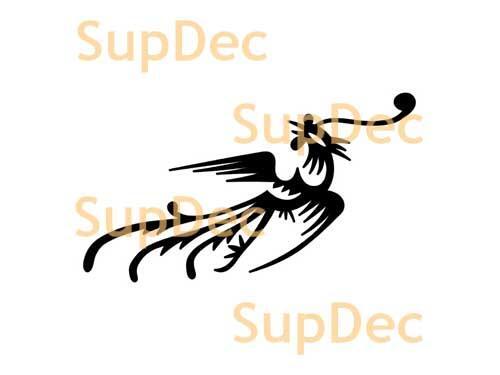 Vogel Vinyl Kunst Wand Fenster Badezimmer Aufkleber Abziehbild abnehmbar #7
