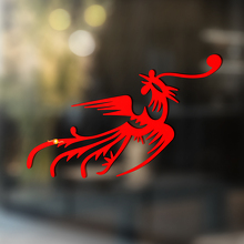 Flying Bird Art Universal Vinyl Aufkleber_2