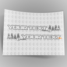 Paar Off Road Motorhauben Vinylaufkleber Aufkleber 3 für Jeep Wrangler Unlimited 2