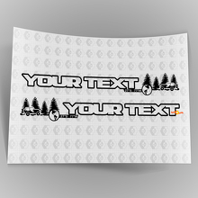 Paar Off Road Motorhauben Vinylaufkleber Aufkleber 3 für Jeep Wrangler Unlimited 3