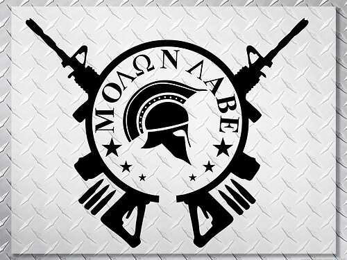 Spartan Molon Labe US Hood Side Vinyl Aufkleber Jeep Wrangler 1
