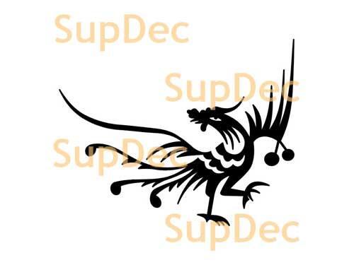 Vogel Vinyl Kunst Wand Fenster Badezimmer Aufkleber Abziehbild abnehmbar #9
