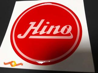 Toyota Hino Made Red Domed Badge Emblem Harz Aufkleber Aufkleber
