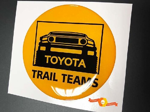 Toyota Trail Teams Universal-Abzeichen für Toyota FJ Cruiser