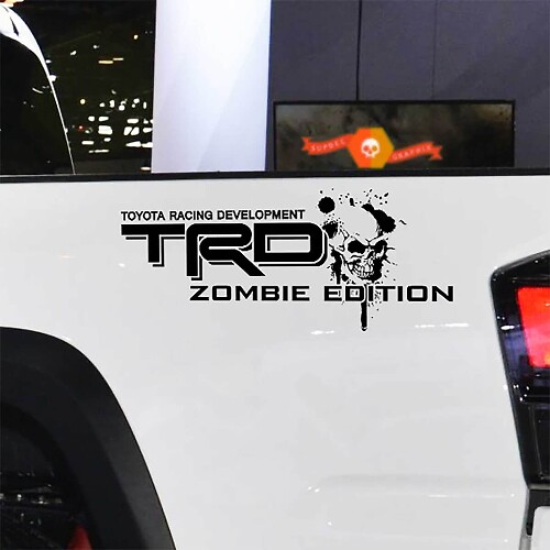 Toyota TRD Zombie Edition 4X4 Seitenbett-Grafikaufkleber
