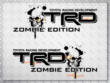 Toyota TRD Zombie Edition 4X4 Seitenbett-Grafikaufkleber_2