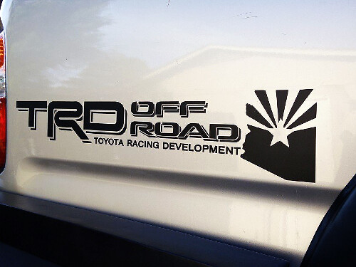 TRD Arizona Style Bettseiten-Vinylaufkleber für Toyota Tacoma