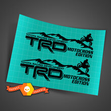 Toyota Racing Development TRD Motocross Edition 4X4 Bettseiten-Grafikaufkleber 2