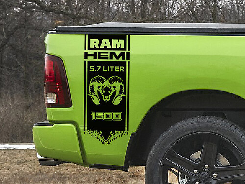 5,7L Hemi 4x4 Seitenstreifen-Aufkleber-Kit für Dodge Ram 1500