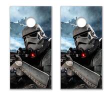 Stormtrooper-inspirierte Cornhole-Brett Vinyl-Wickel Aufkleber Set_2