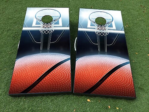 Basketballkorb Cornhole-Brett Vinyl-Folienaufkleber-Set