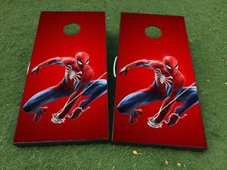 Spider-Man Cornhole Brettspiel-Aufkleber Vinylfolie mit laminierter Folie