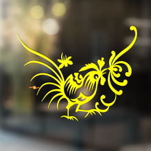 Rooster Tribal Style Universeller Vinyl-Aufkleber_4