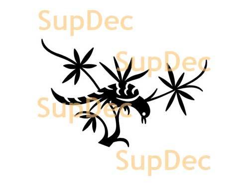 Vogel-Vinyl-Kunst-Wand-Fenster-Badezimmer-Aufkleber-Aufkleber, abnehmbar #13
