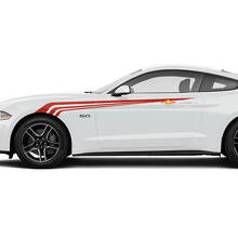 Akzentstreifen für vorderen Kotflügel des Ford Mustang GT 3