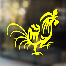 Rooster Art Tribal Stil Universeller Vinyl-Aufkleber_4