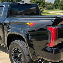 Toyota Tundra Side Pickup Carbon mit Vintage-Streifen-Aufkleber
 3