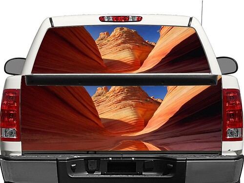 Grand Canyon Heckscheiben- oder Heckklappen-Vinylaufkleber für Pick-up-Trucks und SUVs
