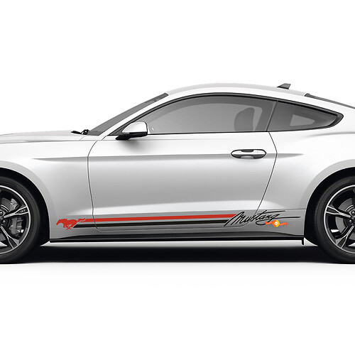 Seitentüren Mustang Streifen Pferde Aufkleber für Ford Mustang
