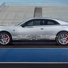 Seitentzieherstreifen für Dodge Charger Electric 3
 2